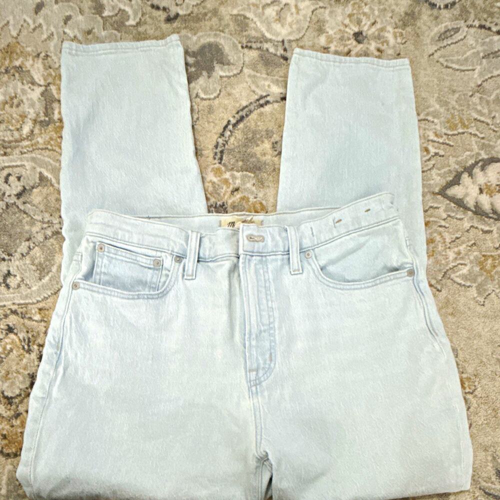 Madewell Perfect Vintage Jean Women’s Straight Light Wash High Rise 5-Pocket 30